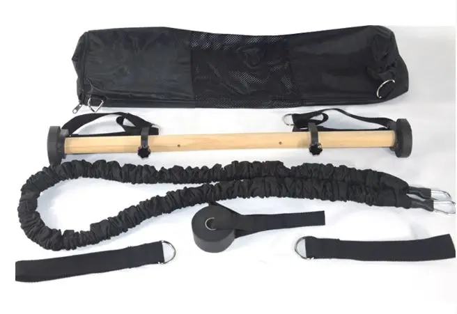 Bâton de pilates pour le yoga, barre de base, kit d'exercice, bandes