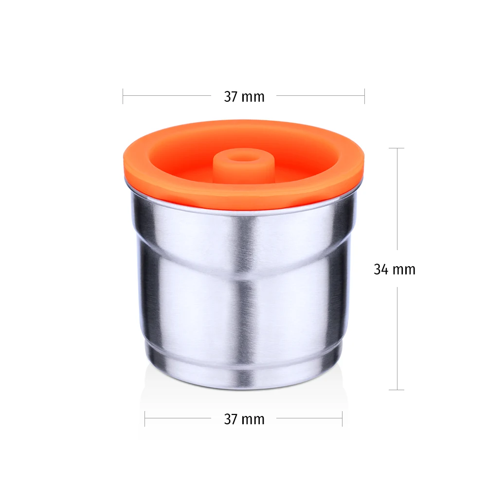 For illy Stainless Steel Reusable Coffee Filter Refillable Capsule Cup Pod Tamper For illy Y3.2  X7.1Machine Refillable