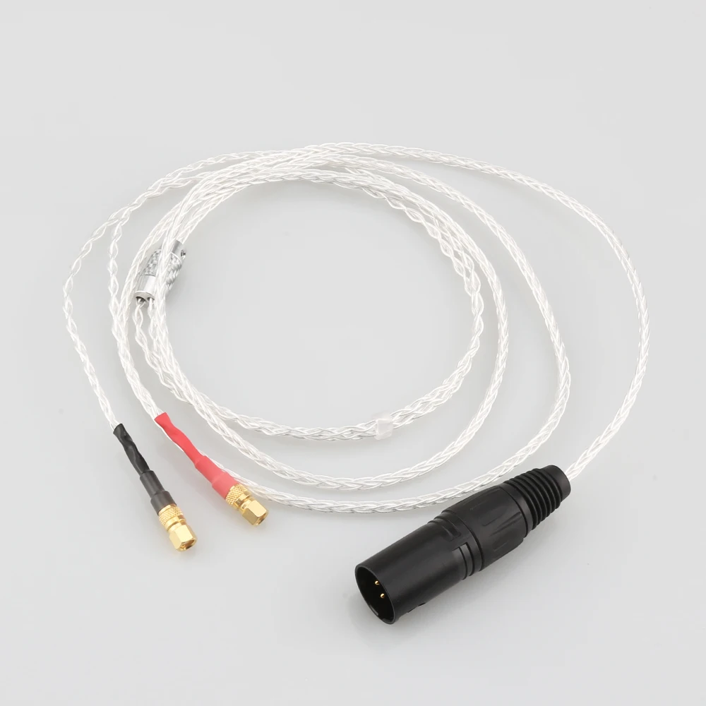 Headphone Upgrade Cable Replacement for HIFIMAN He-5 He-6 He-400 He-500 He560 Headphone, 4-pin XLR Balanced Male