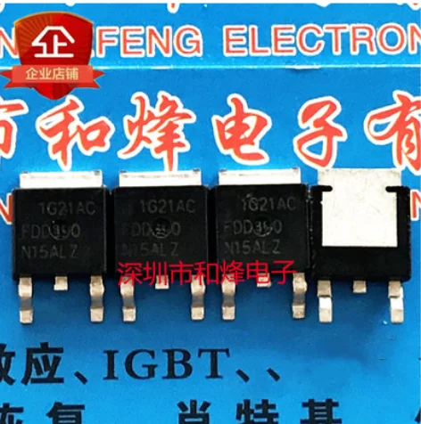 Free Shipping 50pcs FDD390N15ALZ FDD390N15A 150V 26A TO-252