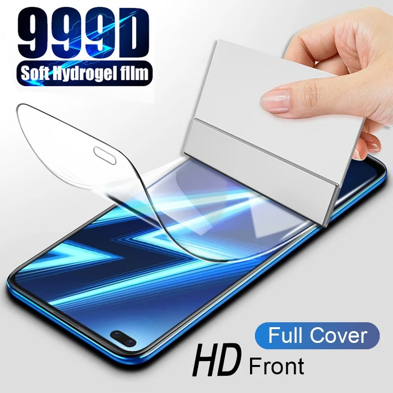 Hydrogel Film Screen Protector For OPPO Realme 7 6 5 Pro Protective Film Realme X2 X50 X7 Pro C3 C11 C12 C15 V5