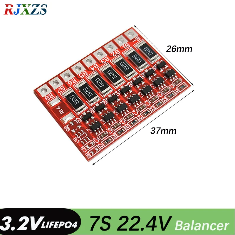 7S 3.6V 22.4V LiFePO4 Balancer Board  LF Balancing Full Charge Battery  Board