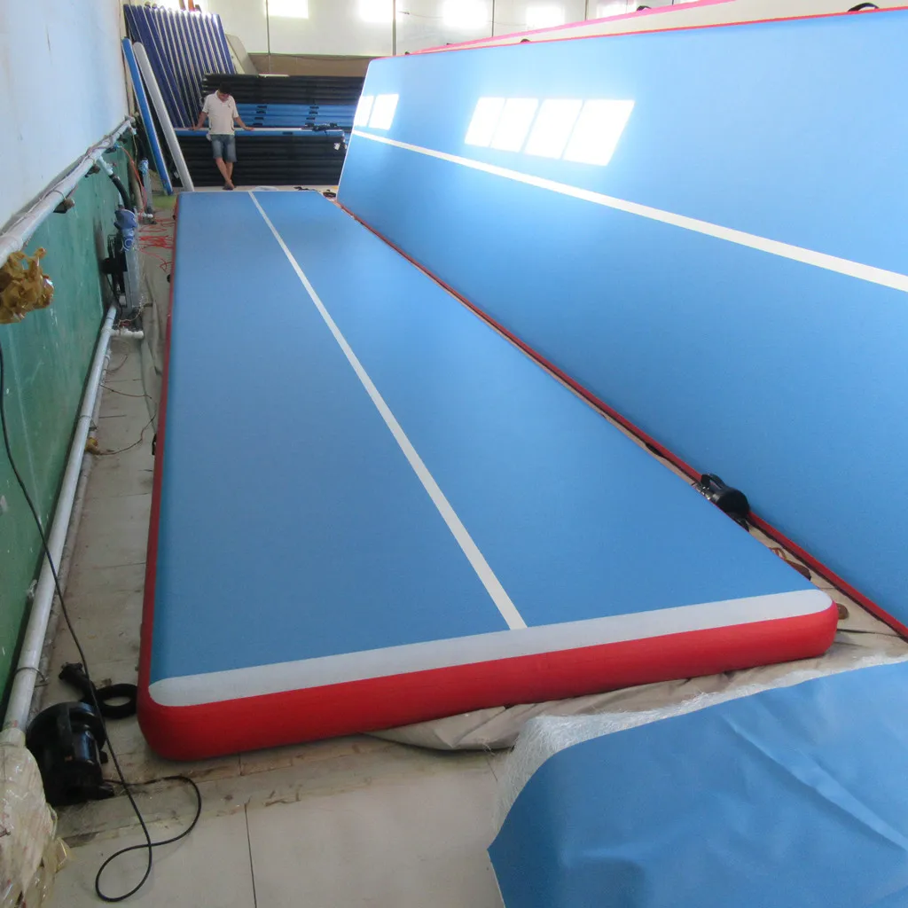 

High Quality 5x2x0.2m Inflatable Gymnastics Air Track Tumbling Mats For GYM Air Mat Gymnastics Equipment With One Pump
