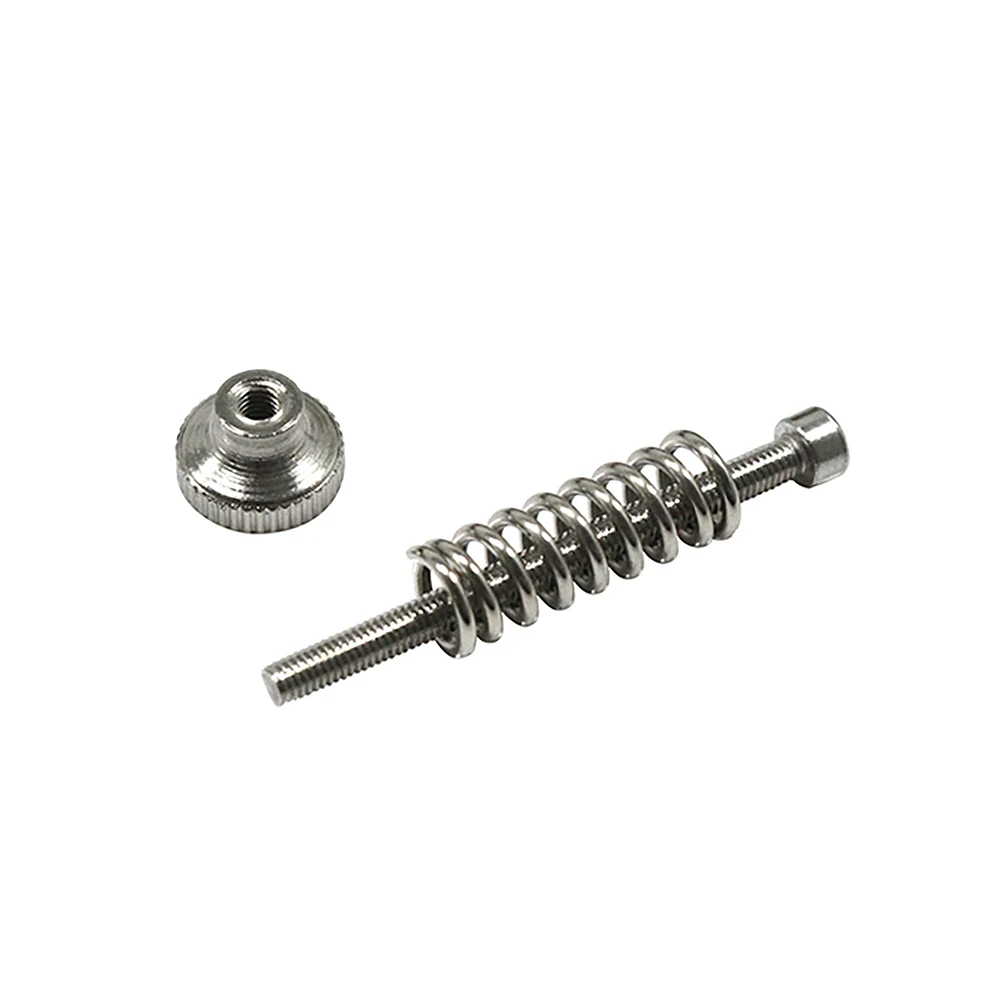 5pcs/lot 3D printer Leveling components M3 screw Leveling spring Leveling knob suite for 3D printer Heating Bed parts