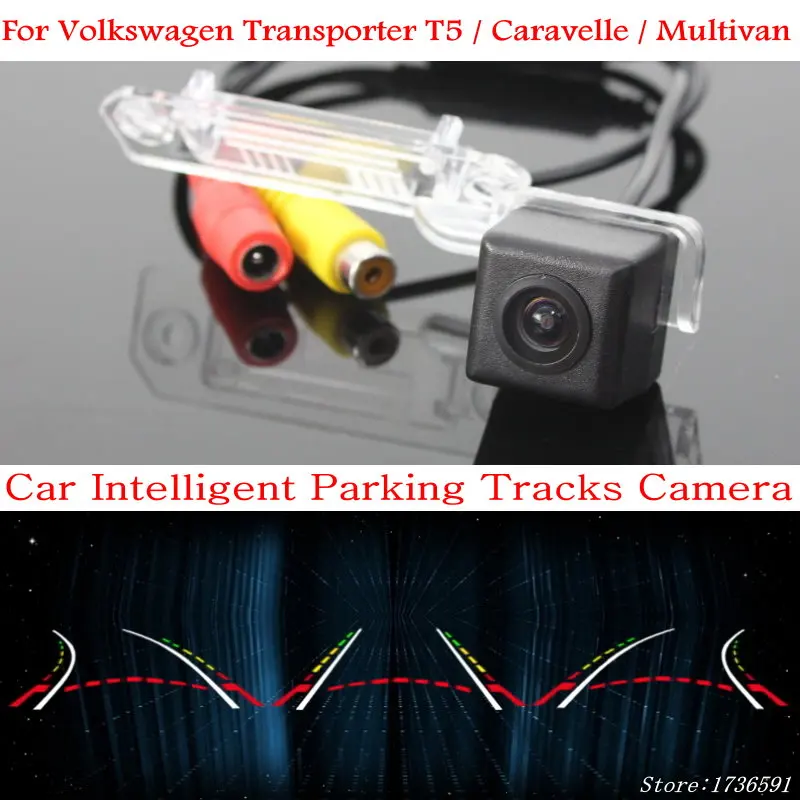 

Car Intelligent Dynamic Trajectory Reverse Rear View Camera FOR Volkswagen Transporter T5 / Caravelle / Multivan / California