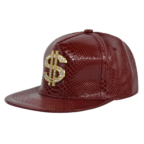 Imagen 2 del producto Gorra de Hip-hop con etiqueta de metal de la cruz de Jesús, gorro de ala plana de baile callejero, gorra ajustada de Hip Hop, gorra de marea juvenil