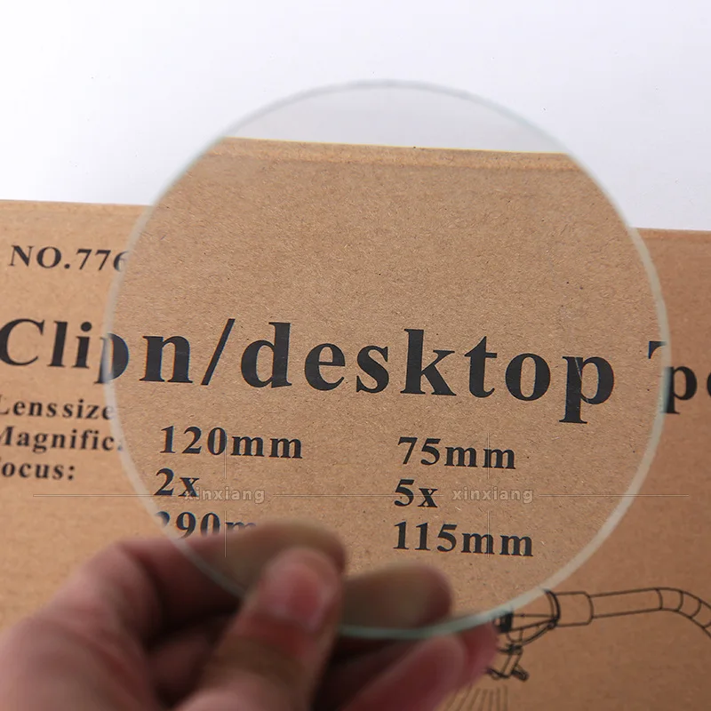 100Mm Đường Kính Ống Kính Phóng Đại Kính Cường Lực Máy Chiếu Lớp Học Thí Nghiệm Đôi Lồi