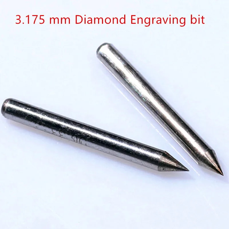6mm Gravurstift mit Diamantspitze, 8mm Gravurbit, CNC-Fräser für Stahl, Metall und Stein, Schnitzwerkzeuge – Detail 4