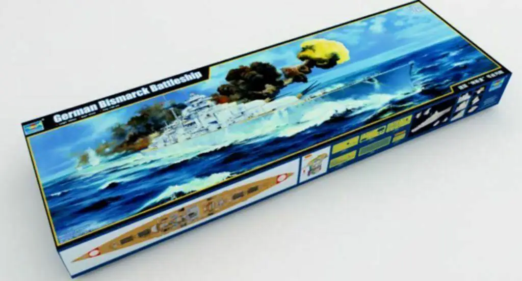 Trumpeter 03702 1/200 German Bismarck Battleship model kit