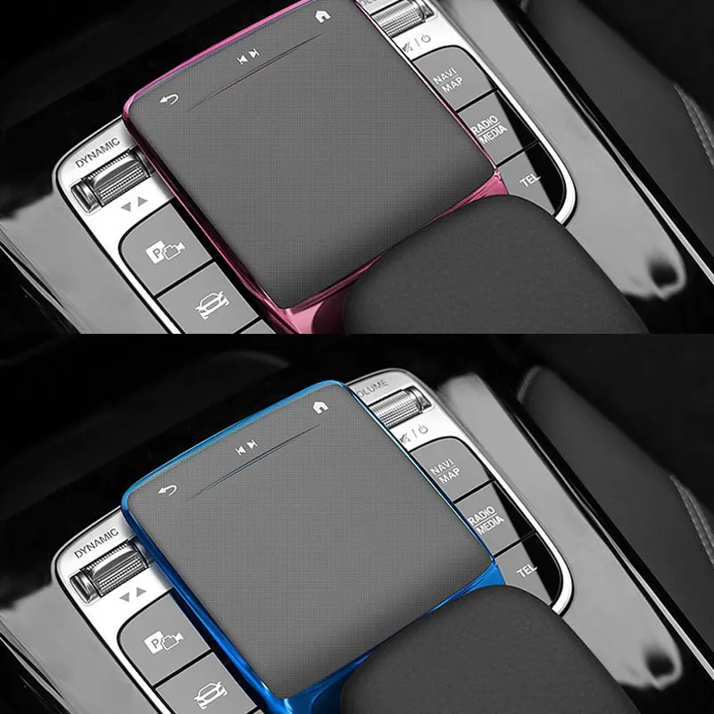 For Mercedes Benz A B CLA GLE GLS GLB GLA EQA EQB Class W177 C118 W167 X167 X247 Car Center Console Mouse TPU Protector Cover