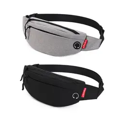 Fashion Men Waist Bag Fanny Pack Pouch Sport Belt Hip Chest Crossbody Shoulder Purse