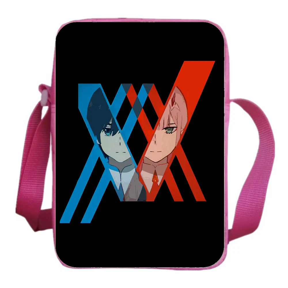 Darling In The FranXX Shoulder Bag Cartoon backpack Canvas School Bag Ash Lynx Cosplay Messenger Bag School Bag.Customize Logo