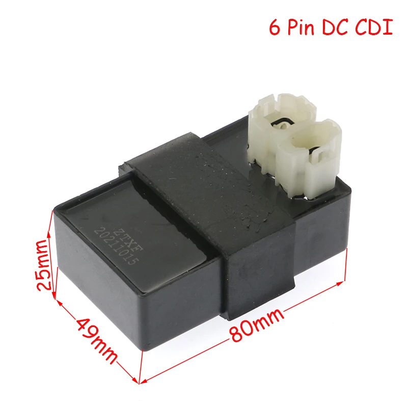 6 Pins DC Ignition CDI Box For gy6 125cc 150cc 200cc 250cc ATV Quads Moped Scooter Buggy Go Kart Motorcycle