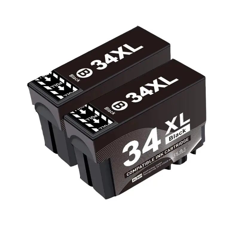 

34 XL Совместимость Замена чернильных картриджей для Epson 34XL-T3471 T3472 T3473 T3474 для использования с рабочей силы Pro WF-3720DWF WF-3725D