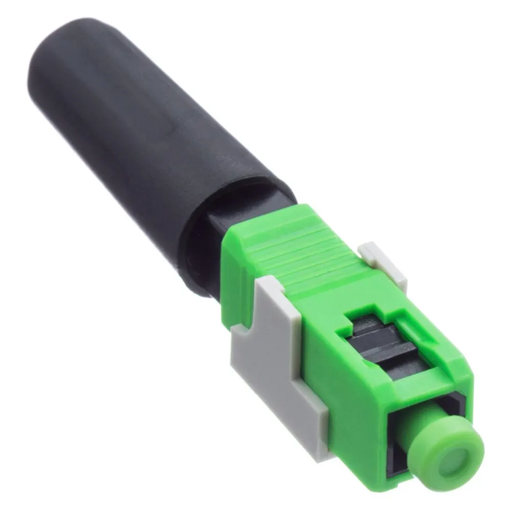 Frete grátis ftth sc apc cabo de fibra óptica conector rápido adaptador conexão a frio rápido 0.3db para telecomunicações