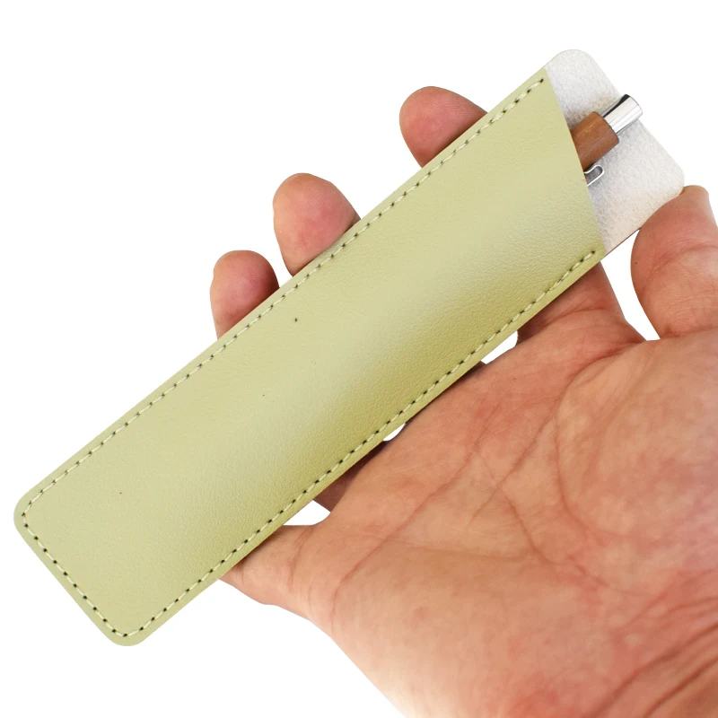 PU Leder Stift Schutz Abdeckung Halter Weiche Bleistift Fall Schreiben Materialien Pencilcase Schreibwaren Büro Schule Liefert Geschenk – Detail 8