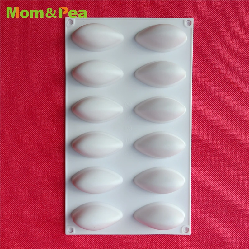 GT16-46 12-cavity Mango Shaped Silicone Mold Dessert Mousse Mould Cake Decoration Tools Wholesale & Retail