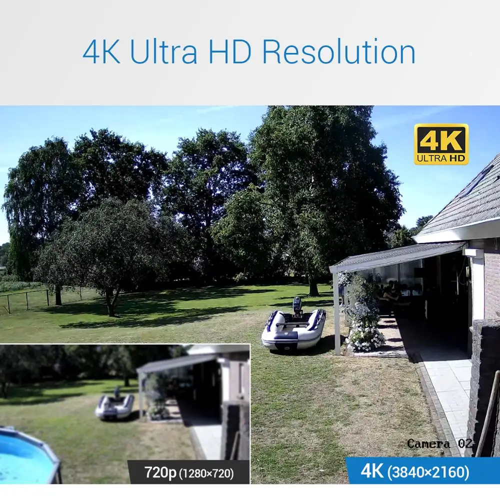 Imagem -02 - Annke 4k Ultra hd 8ch Sistema de Segurança de Vídeo 8mp 5in1 H.265 Dvr com Peças 8mp Kit de Câmeras de Vigilância Cctv à Prova de Intempéries ao ar Livre