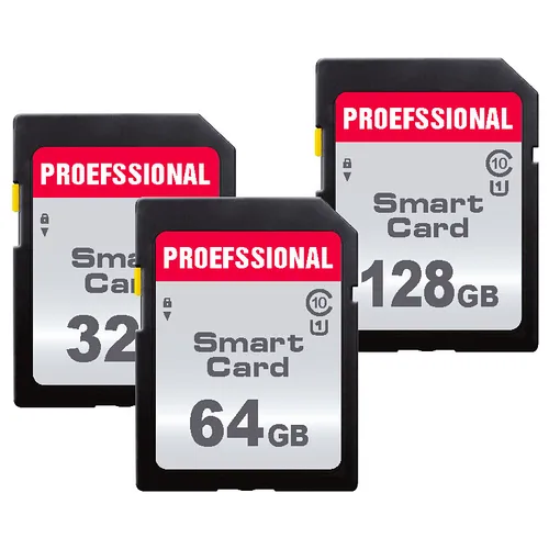 Imagen 2 del producto Tarjeta de memoria Flash de 128GB, 32GB, 64GB, 16GB, 8GB, U1, tarjeta SD Clase 10, U3, UHS-I, 3D, 4K, videocámaras