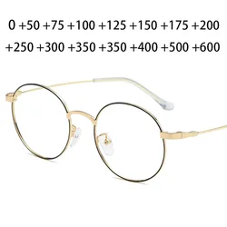 Loupe ronde pour femmes Lunettes de lecture pour hommes Petites lunettes Dioptriques + 0.5 + 1 + 1.5 + 2 + 2.5 + 3 + 3.5 + 4 + 4.5 + 5 + 6