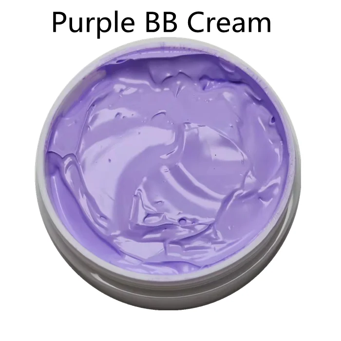 

30g Purple BB Cream Concealer Isolated Radiation Whitening Brightening Moisturizing Shrink Pores Beauty Salon