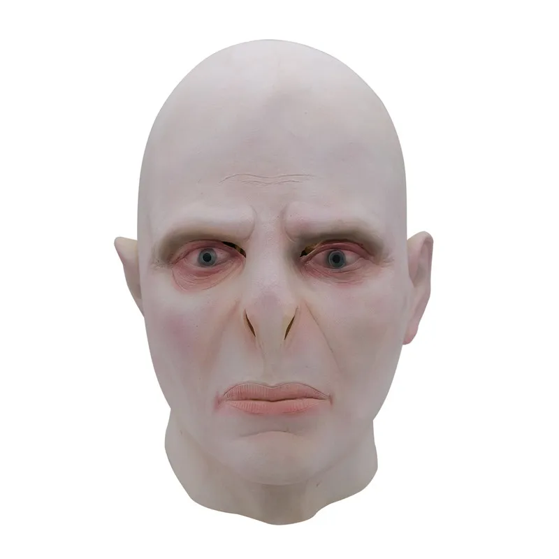 Chúa Tể Voldemort Mặt Nạ Cao Su Cosplay Khẩu Trang Lạ Mắt Đầm Trang Phục Hóa Trang Halloween Đạo Cụ