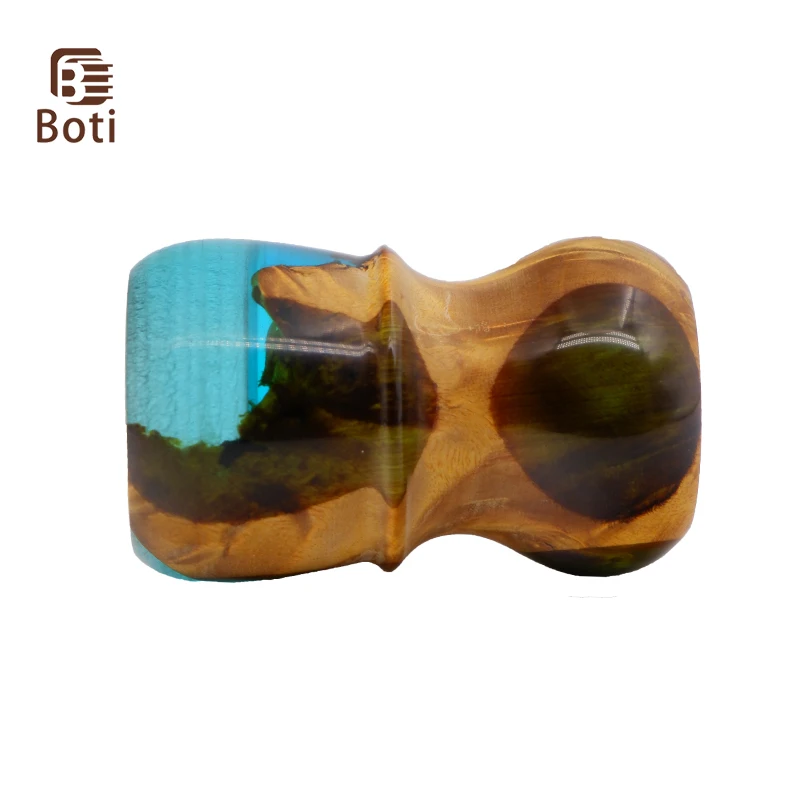 Boti Borstel-Scheren Product Desert Borstel Handgemaakte Hout Hars Handvat Mannen Ochtend Reinigen Baard Gereedschap Kit