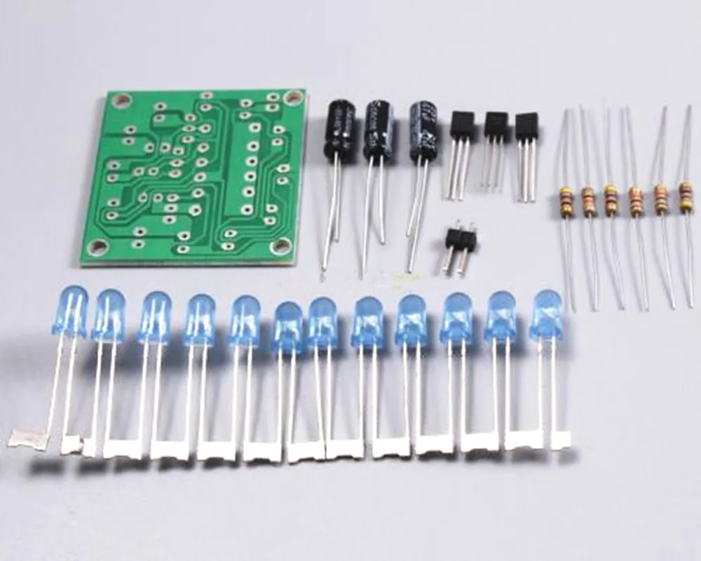 Diy kit electronics LED circuit board kits LED light electronic components manufacturing diy kit spare parts student Laboratory