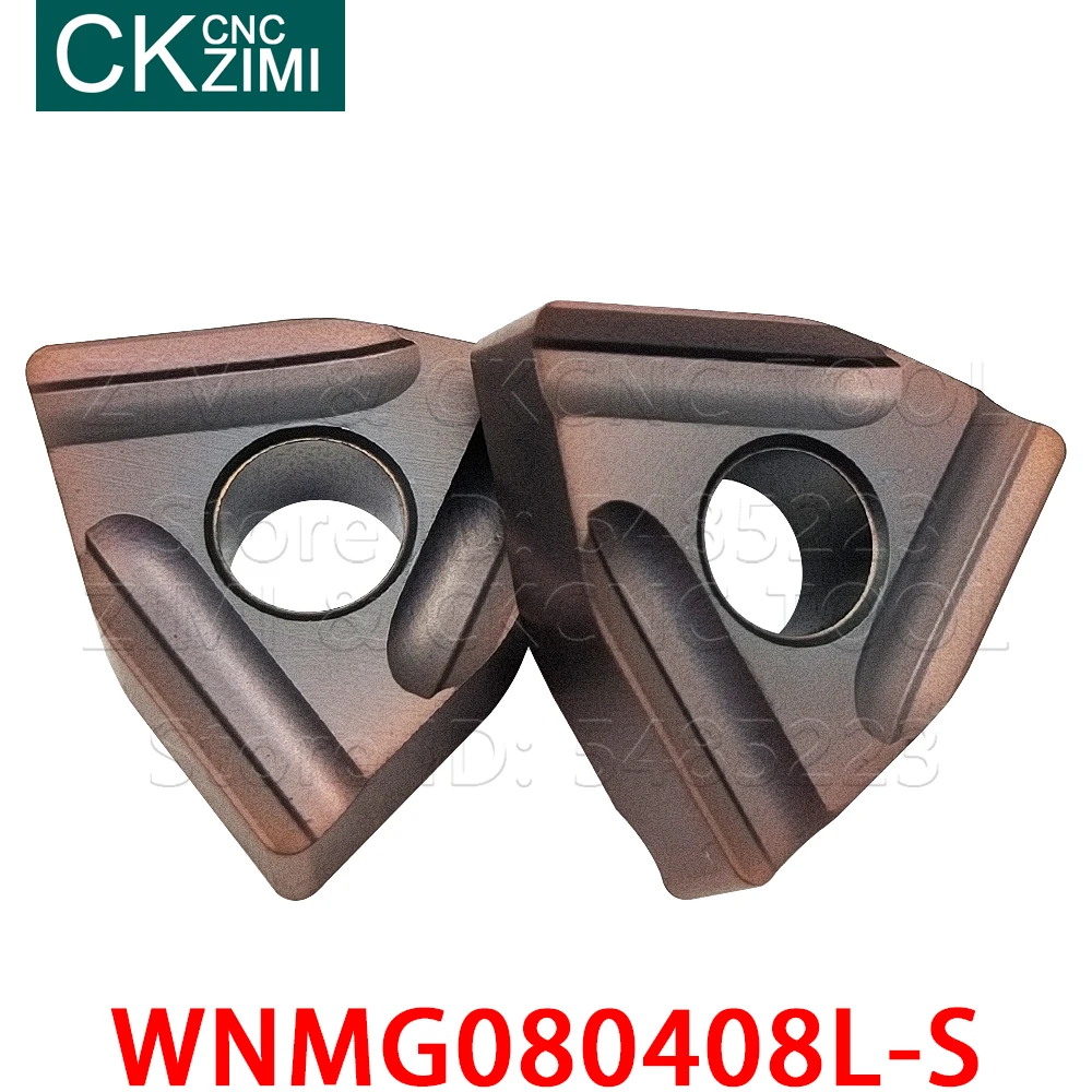 10P WNMG080408L-S BP1125 WNMG 080408L S Carbide Miếng Lót Làm Khe Lưỡi Dao Biến Dạng Kim Loại CNC Tiện Dụng Cụ Bằng Thép Không Gỉ