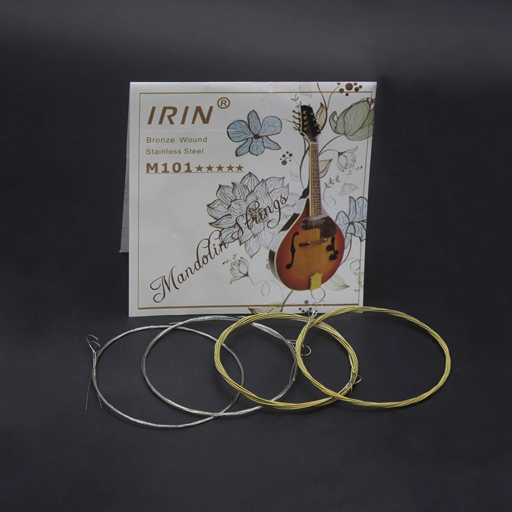 M MBAT Mandolin Strings Bronze Wound Stainless Steel Silver Gloden Color Full Set Guitar Parts Musical Instruments M101