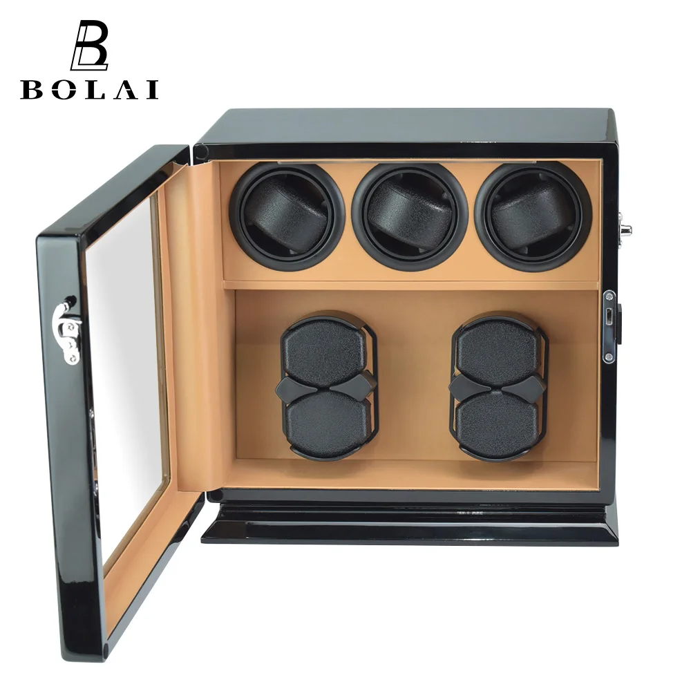 

Automatic Watch Winder with Watches Box Quiet Japanese Mabuchi Motor Adjustable Modes Watch Storage Winding Box Case Accessories