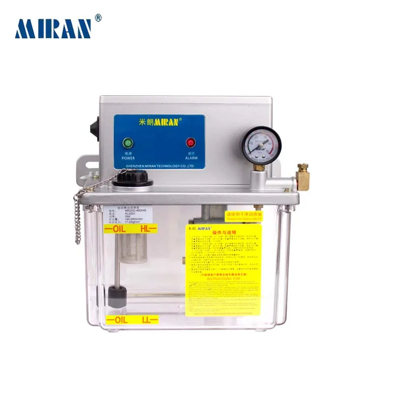 Miran Automatic Lubrication Oil Pump 4L MR-2202-400XA Controlled By PLC Electric Lubricator / Oiler