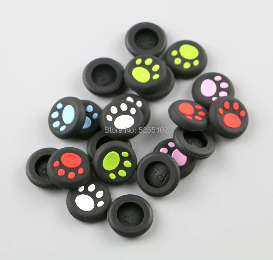 Capuchons de poignées de pouce en silicone anti-ald pour manette de jeu Sony PS3, PS4, XBOX ONE, 100, design griffe de chat, 360 pièces