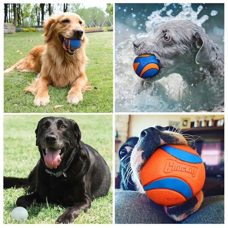 HOOPET Pet Dog Puppy Squeaky Chew Toy Sound Pure Natural Non-toxic Rubber Outdoor Play Small Big Dog Funny Ball