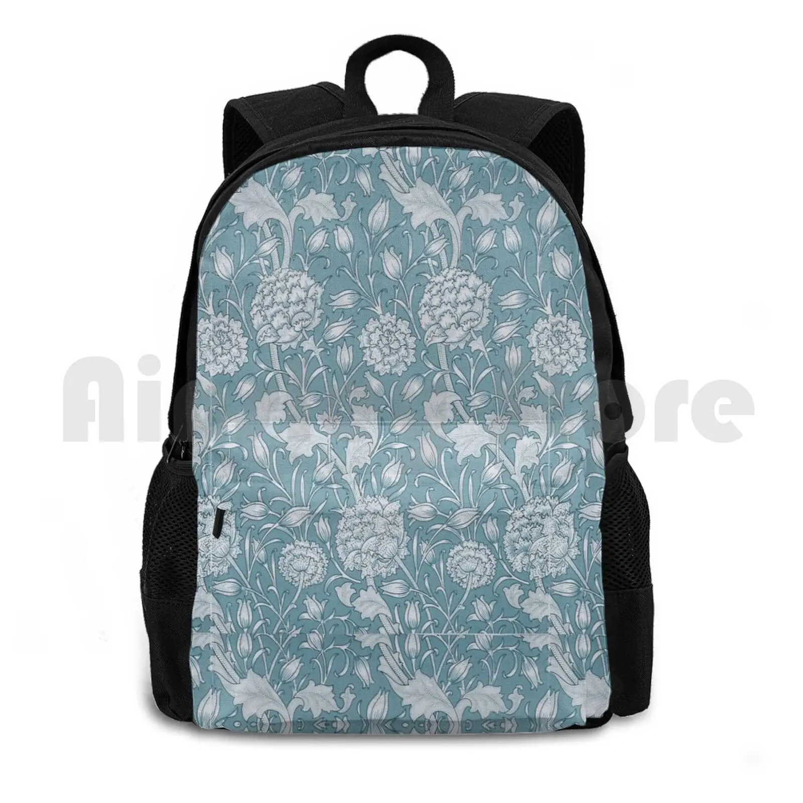 

William Morris Pattern-Flowers & Leaves Outdoor Hiking Backpack Waterproof Camping Travel William Morris Morris Pattern William