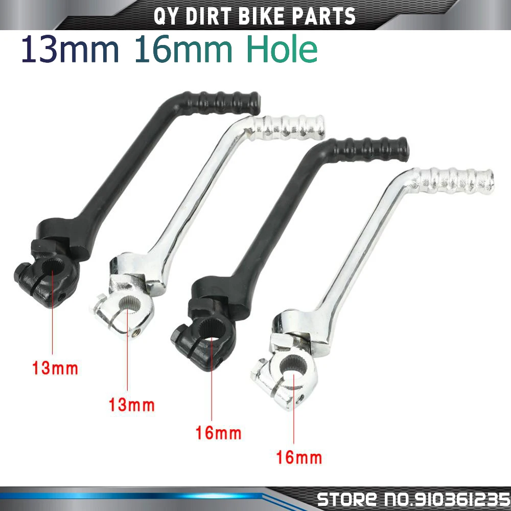 13mm 16mm Hole Kick Start Lever Start Pedal For 50cc 70cc 90cc 110cc 125cc 140cc 150cc 160cc KAYO SSR SDG BSE Dirt Pit Bike