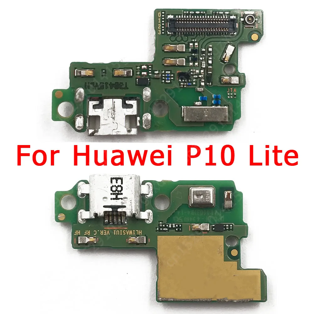 USB Charge Board for Huawei P10 Lite P10Lite Light Charging Port PCB Dock Connector Flex Cable Replacement Spare Parts