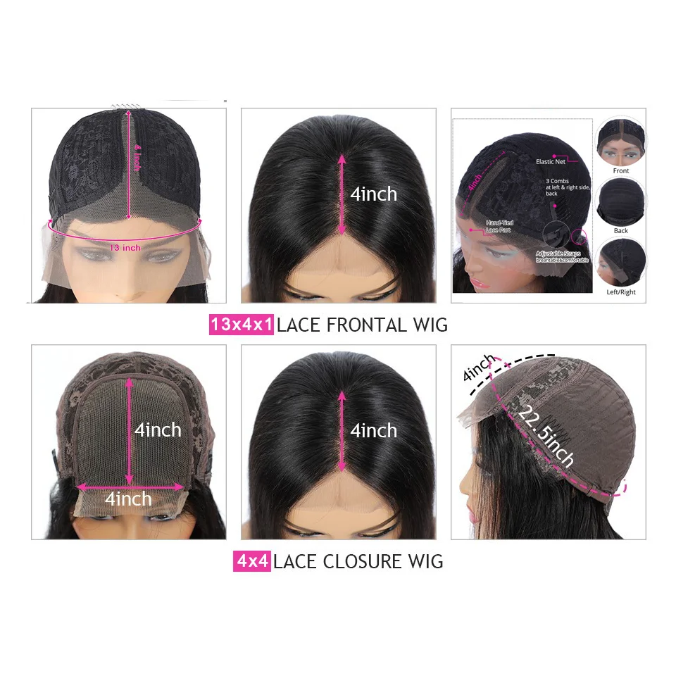 Sebelum Dipetik 13X4X1 Keriting T Bagian Renda Depan Wig Brasil 30 Inci Keriting Keriting Renda Depan Rambut Manusia Wig untuk Wanita 4X4 Wig Penutupan