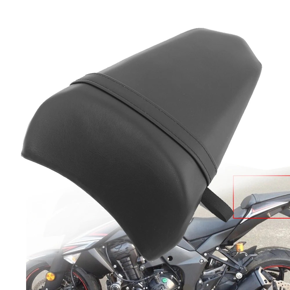 Motorcycle Black Rear Pillion Passenger Seat Soft Comfortable Cushion Pad For Kawasaki Ninja 650 EX650 ER-6F Z650 2017-2019