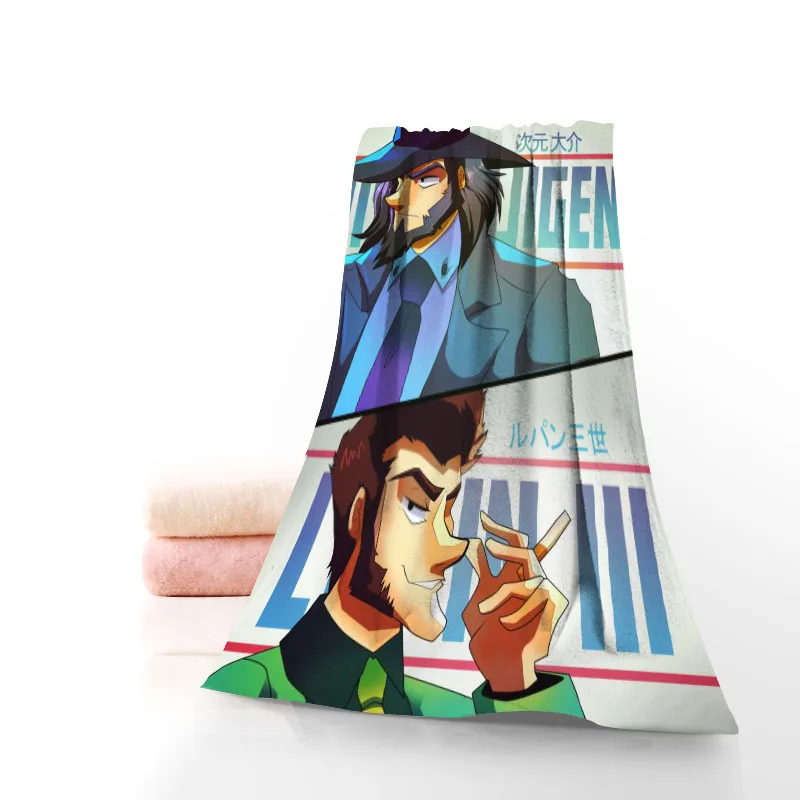 Anime Lupin The Third Towels Microfiber Bath Towels Travel,Beach,Face Towel Custom Creative Towel Size 35X75cm,70X140cm