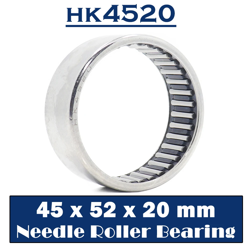 Rolamentos de agulha hk4520 45*52*20mm (5 pces) rolamento de rolos de agulha de copo desenhado tla4520z hk455220 67941/45