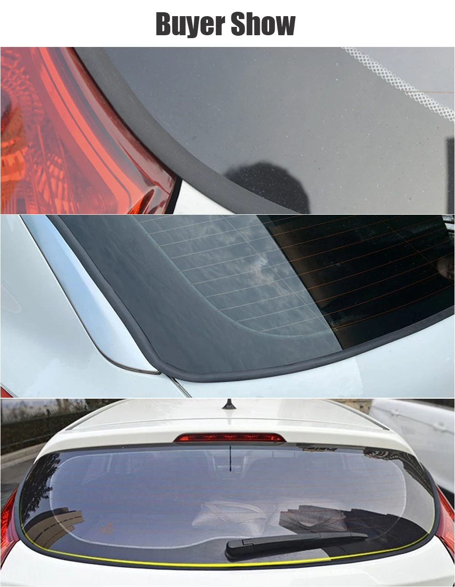 Auto y Form Gummi dichtung Dichtung streifen Hohlglas Fenster Rand leiste Zierleiste dekorieren Dichtung streifen für hintere Windschutz scheibe 2 3 Meter – Detail 4