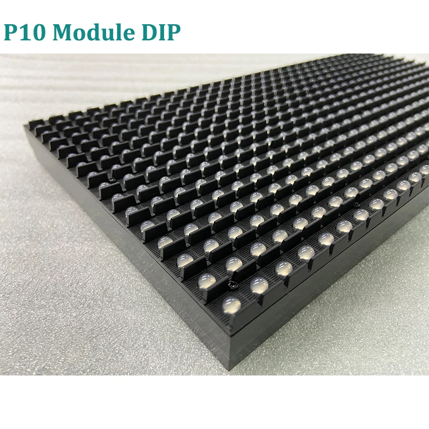 Led Teken Ali Express P10 Outdoor Dip Module Led Panel 320X160Mm Module Resolutie 32x16dots Full Color Led scherm