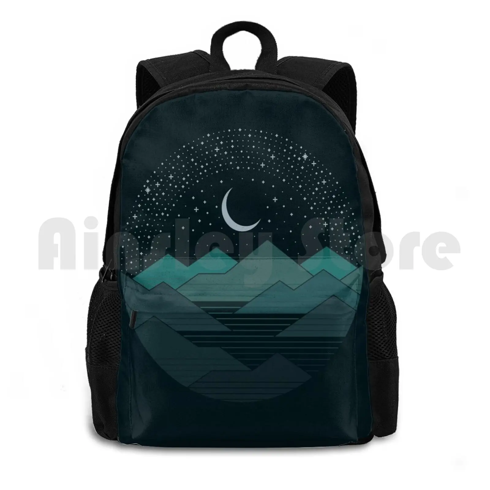 Between The Mountains And The Stars Outdoor Hiking Backpack Riding Climbing Sports Bag The Paper Crane Rick Crane Thepapercrane