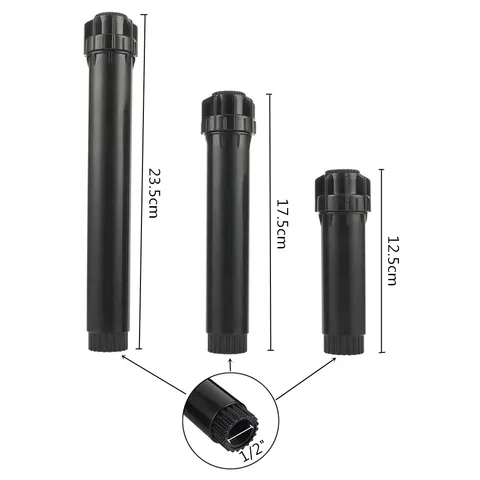 Выдвижная распылительная головка с внутренней резьбой 1/2 дюйма, регулируемый угол распыления 0°~360°, садовые и сельскохозяйственные насадки для полива, 1 шт. выдвижной дождеватель купить - №4