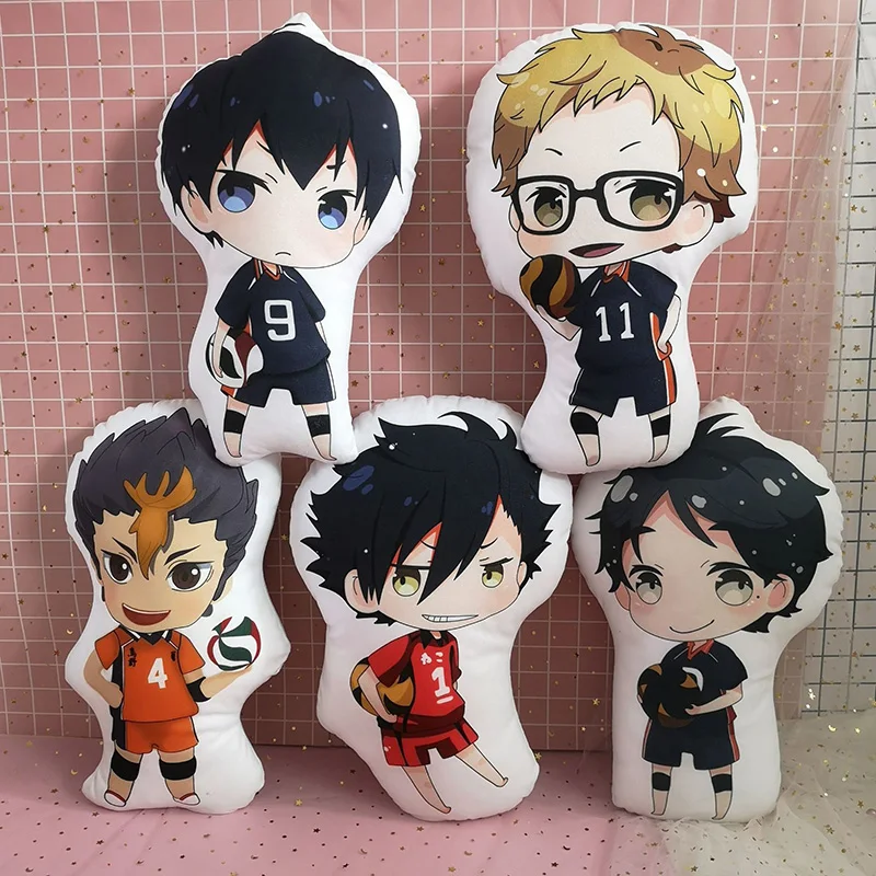 10cm Haikyuu!! Plush Doll Anime Haikyuu Shoyo Hinata Yu Nishinoya Oikawa Tooru Action Plush Pendant Cute Anime Soft Plush Toy