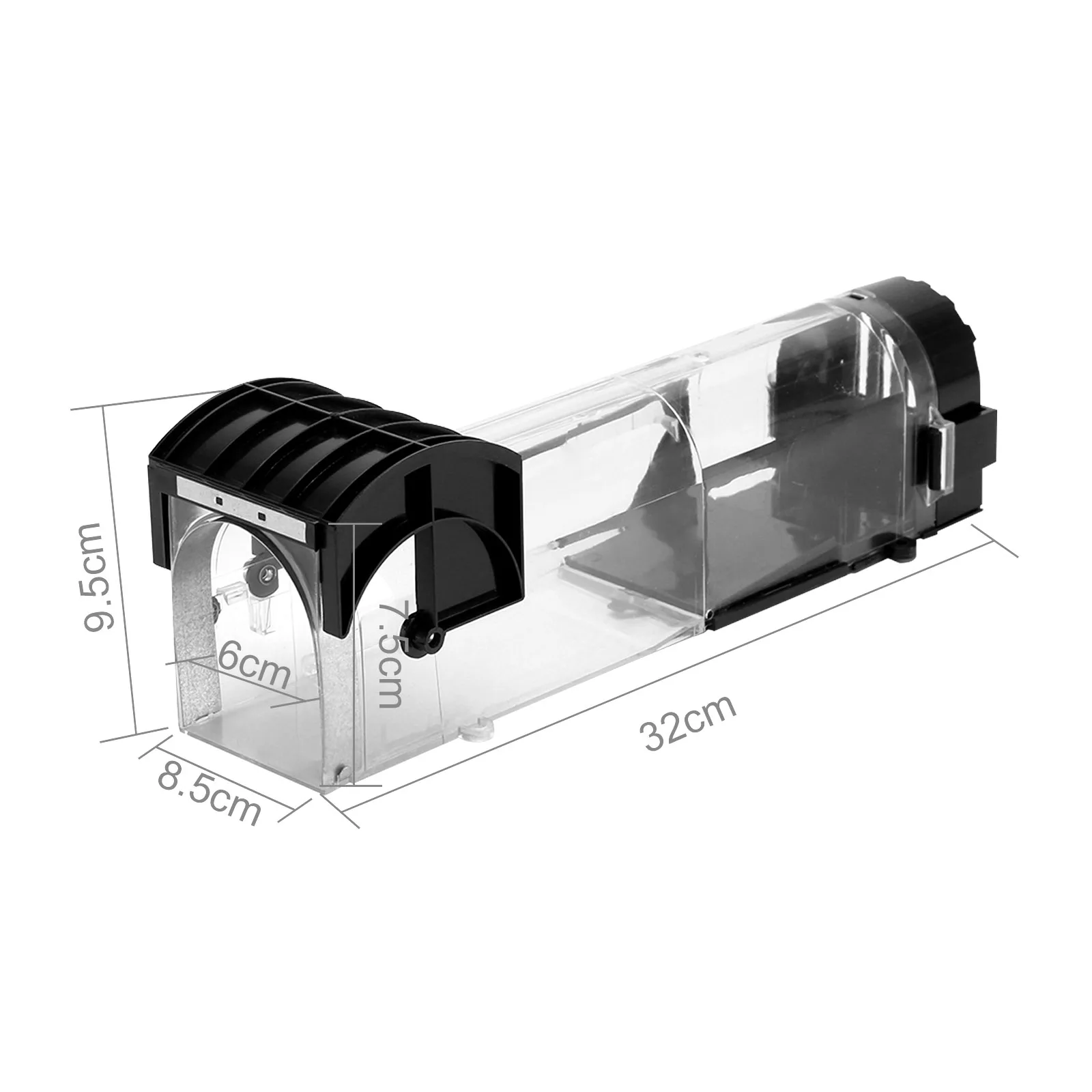 Tự Khóa Chuột An Toàn Chắc Chắn Trong Suốt Hộ Gia Đình Chuột Bắt Nhựa Có Thể Tái Sử Dụng Nhân Đạo Trong Nhà Ngoài Trời Cái Bẫy Chuột