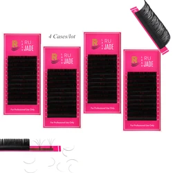 All Sizes 4 Trays/lot 6-20mm Individual Eyelash Extension Faux Mink False Eyelashes Natural Lash Extension Supplies Makeup Cilia