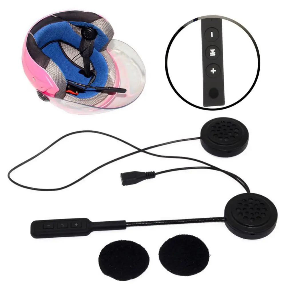 

Bluetooth 4.0 Rechargeable Motorcycle Helmet Headset Loudspeaker with Microphone мотогарнитура для шлема