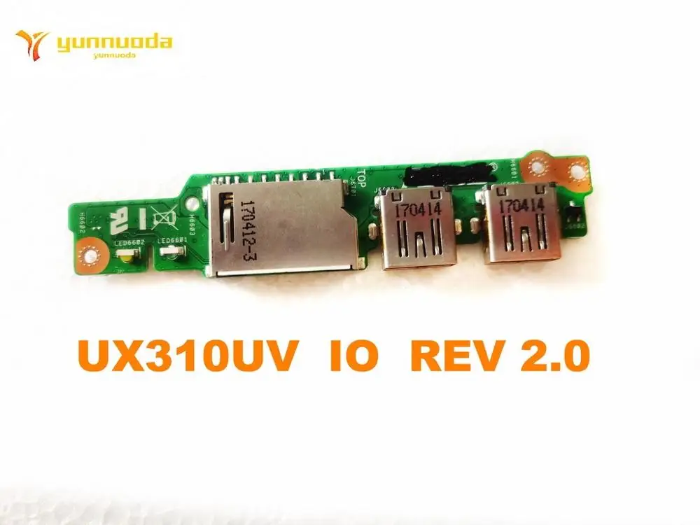 Original For ASUS UX310UV  USB Board SD CARD READER BOARD UX310UV  IO  REV 2.0   tested good free shipping